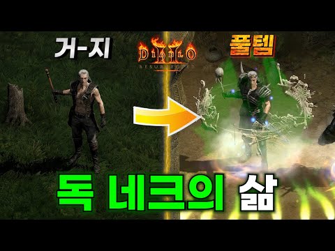 디아블로2 리저렉션 네크로맨서 독 네크 빌드 1부 – 스킬/스탯/파괴참 완벽 가이드 래더14 (2026.04.29)